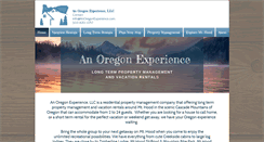 Desktop Screenshot of anoregonexperience.com